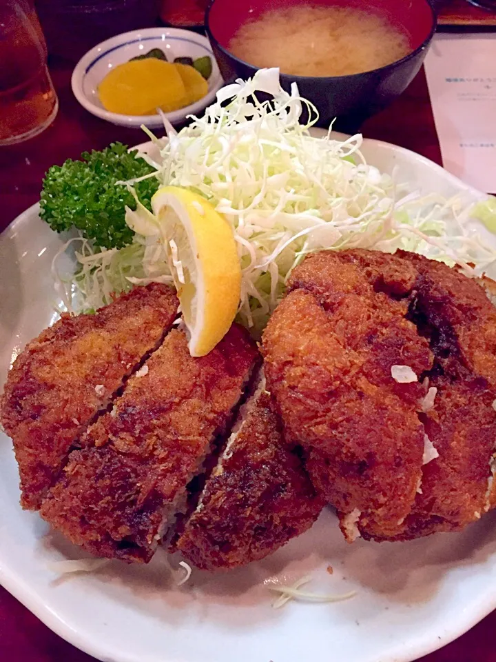 メンチカツ定食|流線形さん