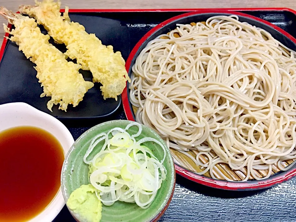 立食いそば手帳 名店120［首都圏編］あり賀せいろう（馬喰横山）海老天せいろ🍤 160623|ゆうじ.さん