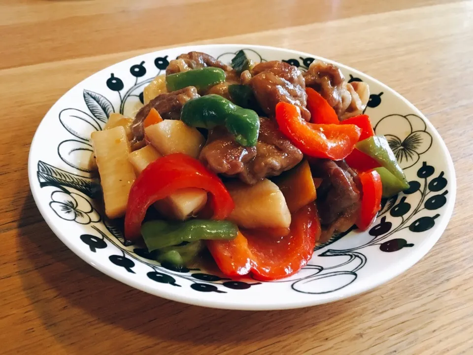 豚と野菜の黒酢あんかけ|treeさん