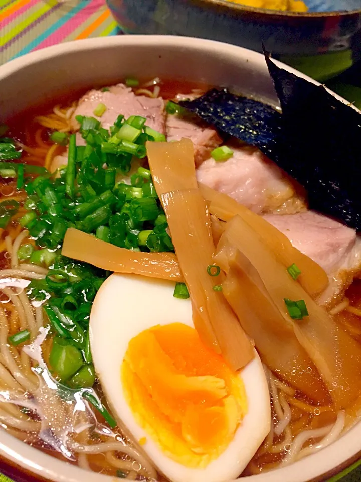 Snapdishの料理写真:手作り醤油ラーメン🍜🍥✨|eriさん