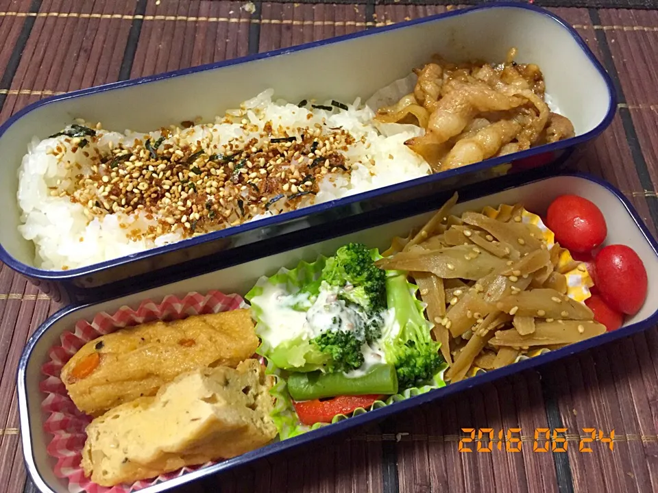 Snapdishの料理写真:2016/06/24 弁当|massdaさん