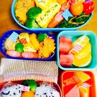 パパと息子くんのお弁当(ʃƪ ˘ ³˘)|なっちん♡さん