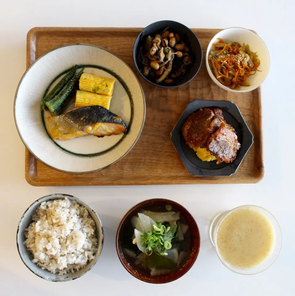 今日の昼ごはん 鮭の西京焼き|もも太郎さん