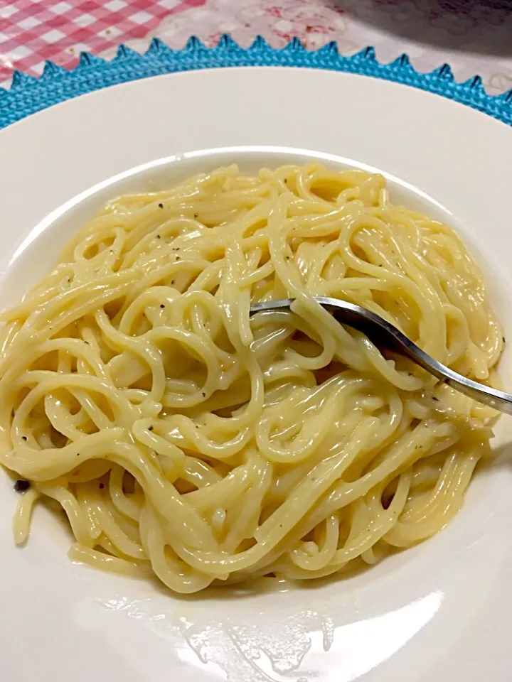 Carbonara for light dinner|Babyluv Cabrera Ocampoさん