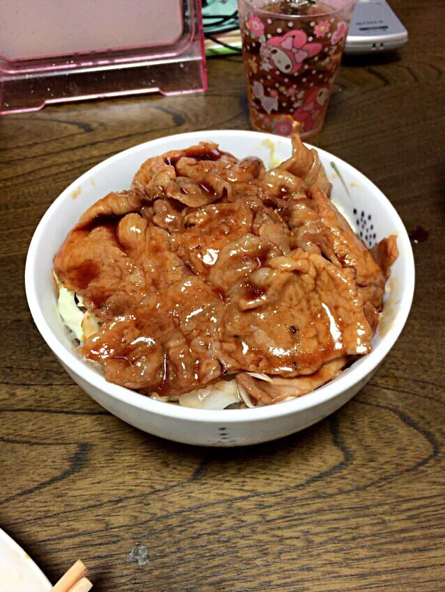 Snapdishの料理写真:豚丼|eさん