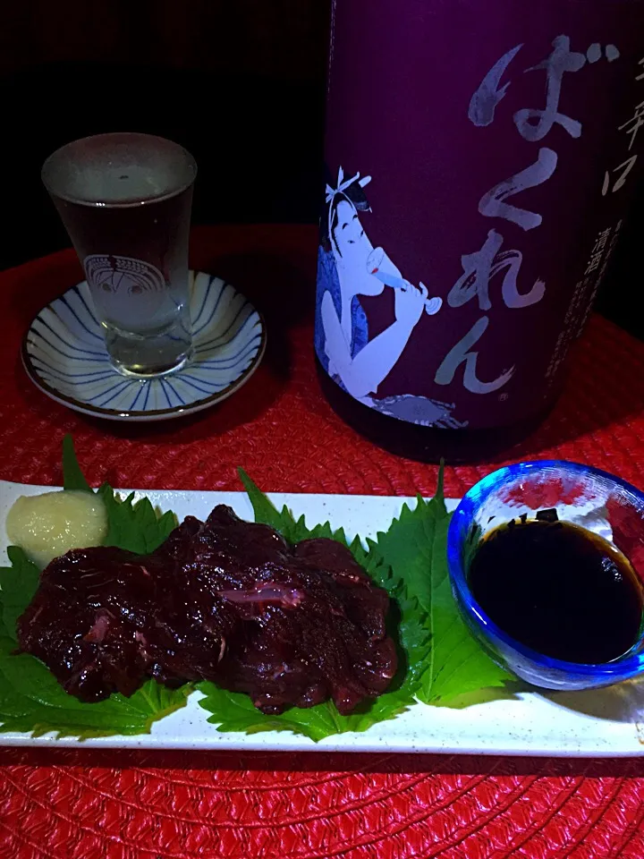 鯨刺身|あつしさん