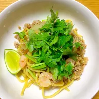 Snapdishの料理写真:タイ風汁なしラーメン！|Aireeenさん