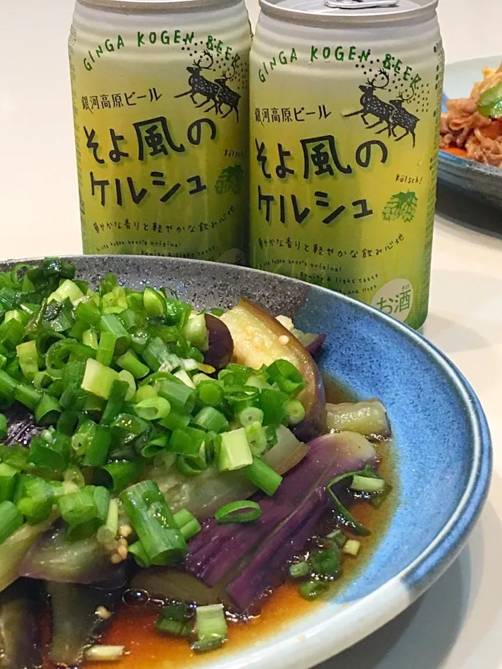 男の料理シリーズ。茄子の南蛮漬け。
蒸暑い夜は、さわやかな銀河高原ビールとともに。|team.k888@icloud.comさん