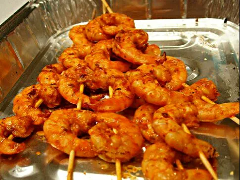 ¯\_(ツ)_/¯¯\_(ツ)_/¯¯\_(ツ)_/¯¯\_(ツ)_/¯
☜(⌒Shrimp Skewers⌒)☞ #iCooked ☆・#Seafood 
☆・#Lunch 
☆・#Main dish 
¯\_(ツ)_/¯¯\_(ツ)_/¯¯\_(ツ)_/¯¯\_(ツ)_/¯|Alisha GodsglamGirl Matthewsさん