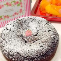 りるのんさんの料理 チョコ好きのための超濃厚生チョコケーキ🌸
