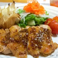 まるまさんの料理 チキンのハニーマスタード焼き