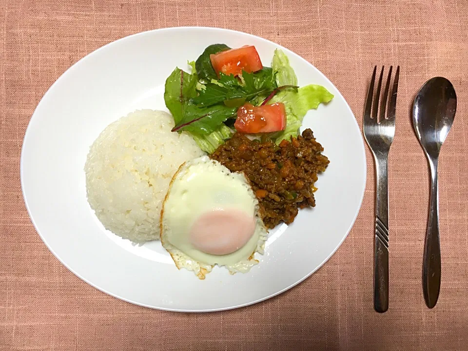 5種豆と五穀入りドライカレー|ゆみっこのお豆さんさん