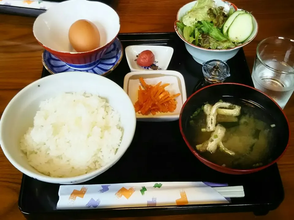 卵かけごはん定食|あらいぐまのしっぽさん