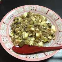 麻婆茄子豆腐丼！|伊佐見 如乃さん