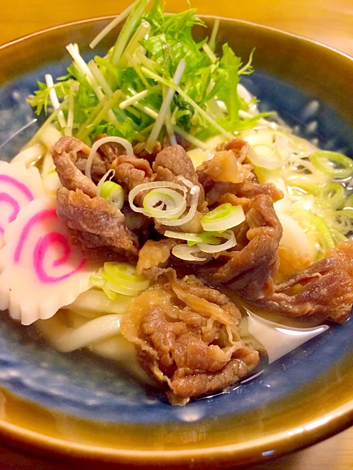 肉うどんで昨晩の夕食(^O^)|かずみさん