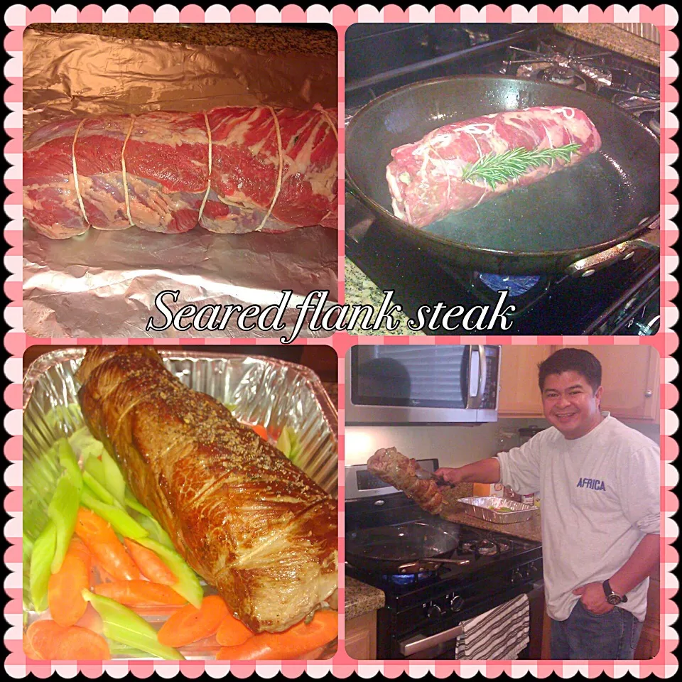 Seared flank steak|🌺IAnneさん