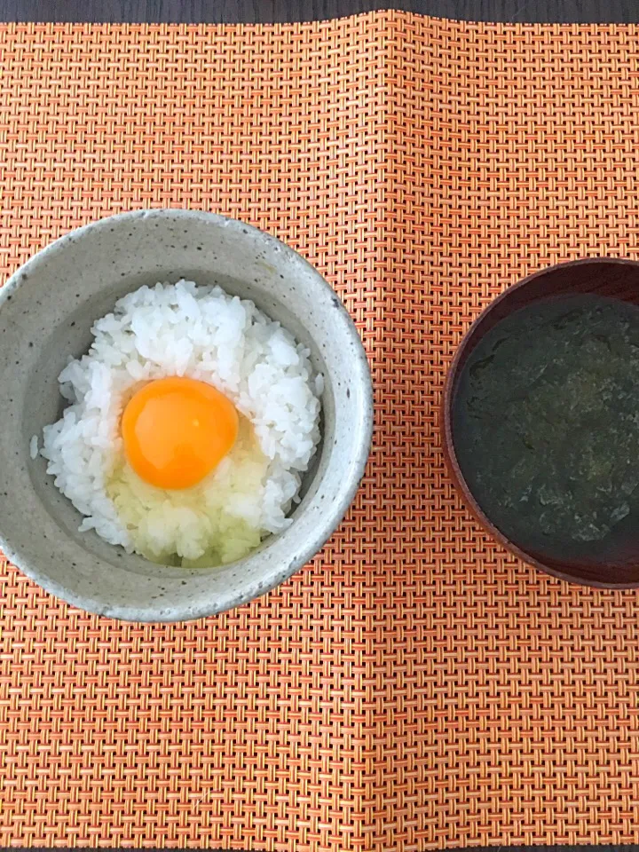 Snapdishの料理写真:6月26日朝ごはん 卵かけごはん|やすこさん