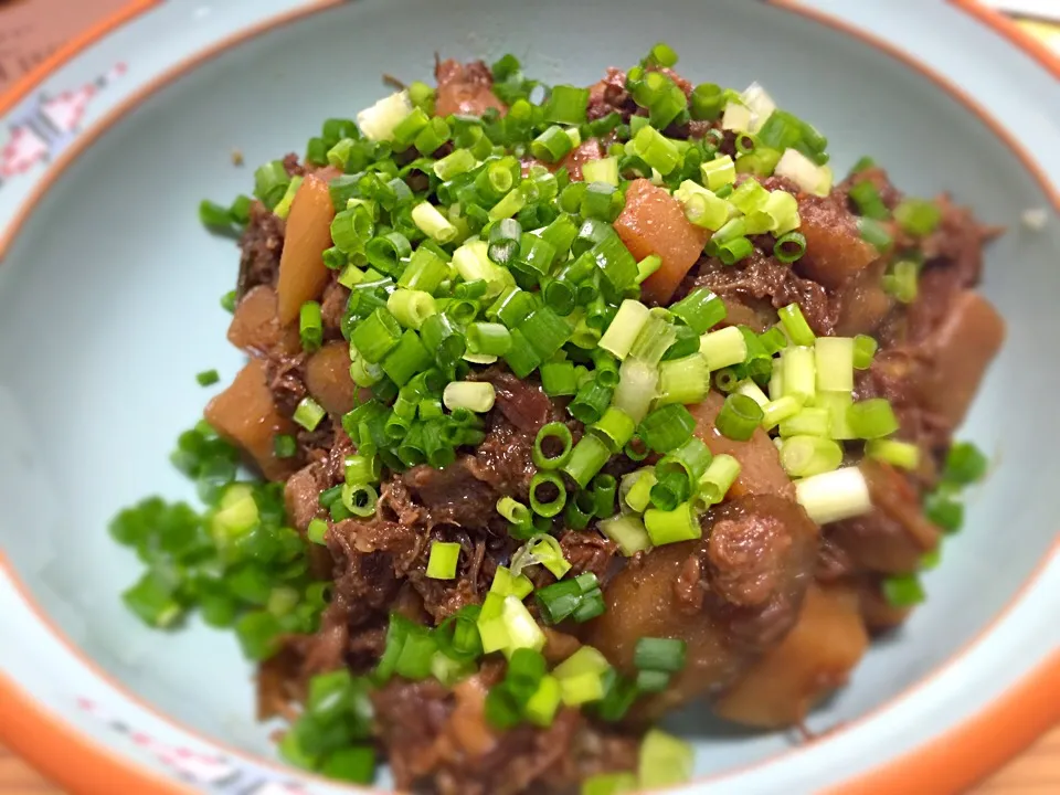 朝からスジ・ネギ・コン丼🐽|buhizouさん