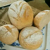 Snapdishの料理写真:スペルト小麦粉のパン🍞 #|うずまきさん