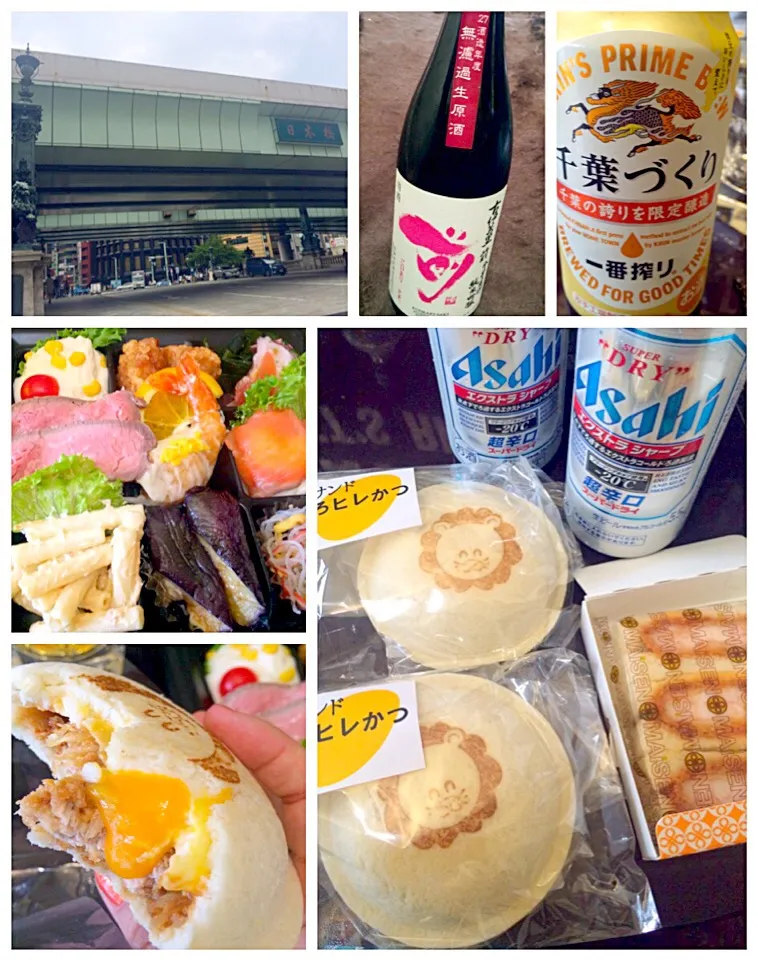 Snapdishの料理写真:Egg&pork-cutlet,Fried shrimp sandwich🍳とろたまヒレカツ|🌈Ami🍻さん