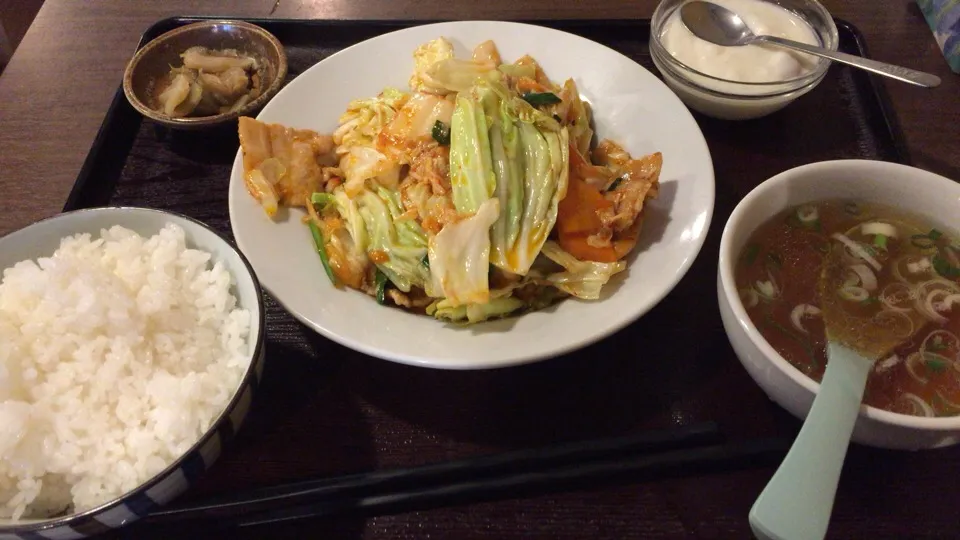 豚キムチ定食|おっちさん