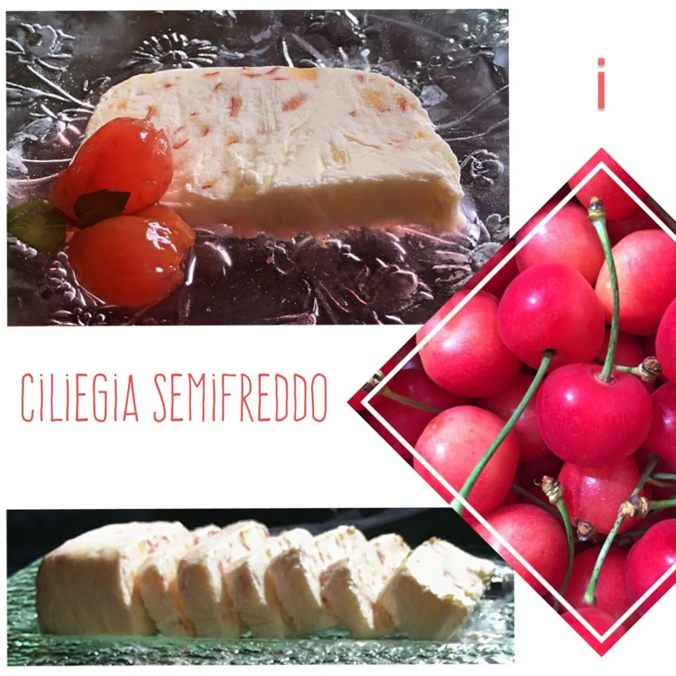 ゆっこちゃんの料理 さくらんぼのヨーグルトセミフレッド 🍒 【Ciliegia Semifreddo】|izoomさん