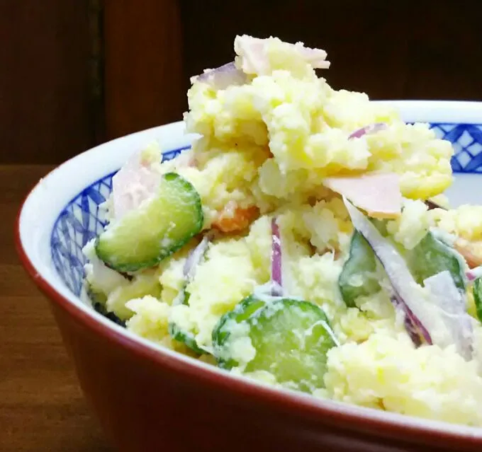 久しぶりのポテトサラダ😋|あらいぐまのしっぽさん