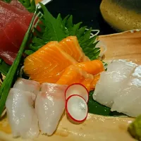 Snapdishの料理写真:鮮魚四点盛り|イヌノヒトさん