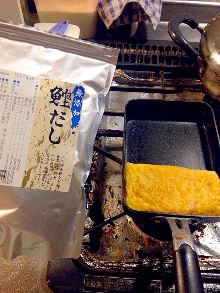 Snapdishの料理写真:鰹だしを使った卵焼き|華さん