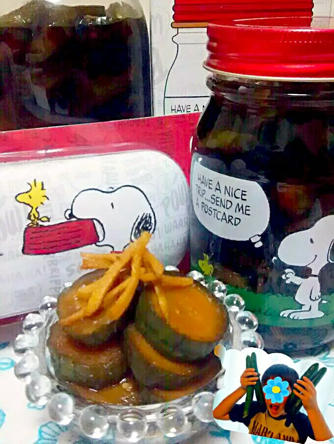 kiyoさんのきゅうりのキューちゃん💕
パリポリ🎵美味しい😋💕

そして、またまた、LAWSONへGo✊Go✊💕|ひとみんΨ(*´∀｀)Ψさん