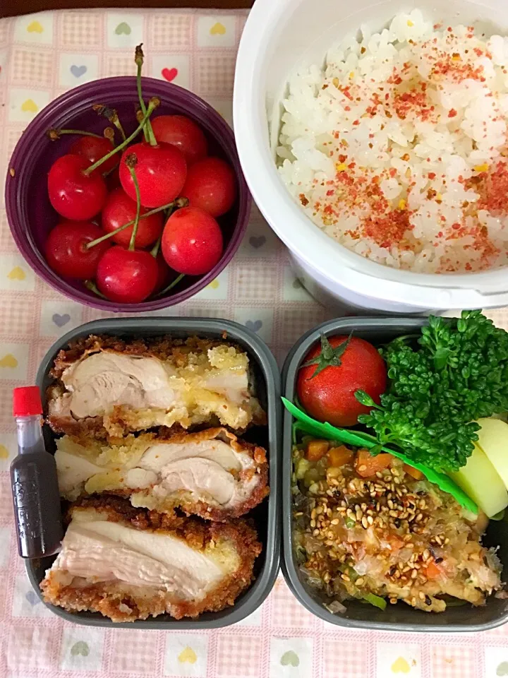 Snapdishの料理写真:6月27日息子弁当|オリーブさん