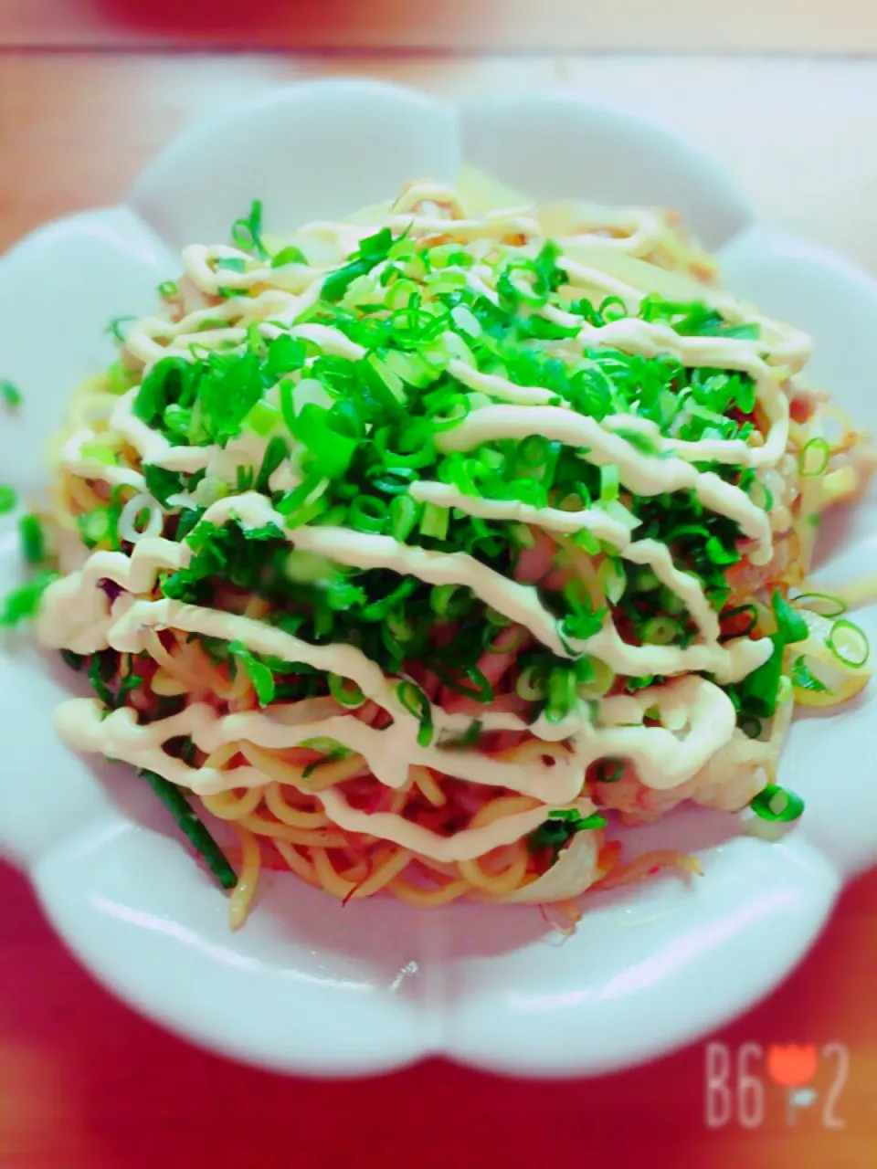 Snapdishの料理写真:ホルモン塩焼きそば|らむさん