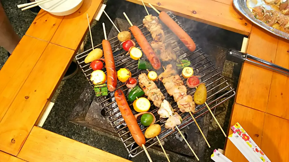 BBQでガイヤーン(タイ風焼き鳥)|キム姉さん