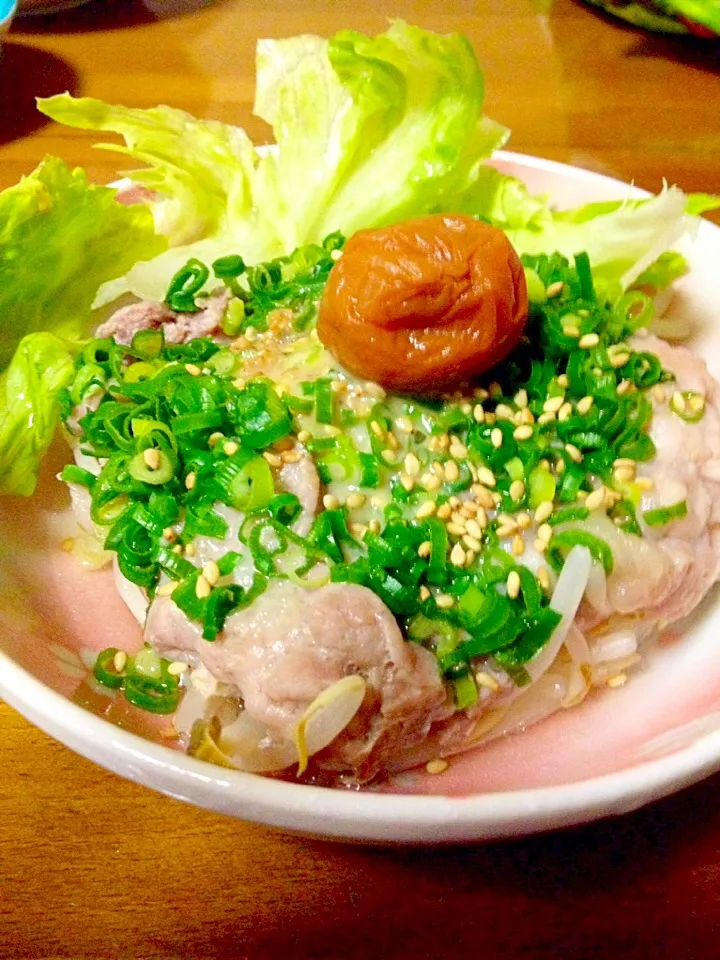 どんぐり豚の蒸ししゃぶサラダ🍀ハマり中😋|まいりさん