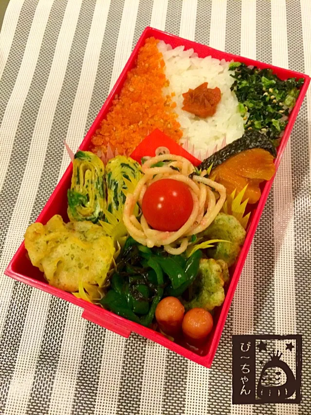 Snapdishの料理写真:長女☆高校生弁当😊期末考査最終日|☆ぴ〜ちゃん☆さん