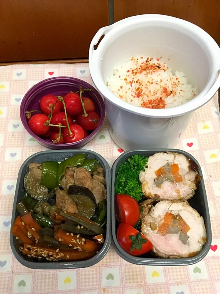 Snapdishの料理写真:6月28日息子弁当|オリーブさん