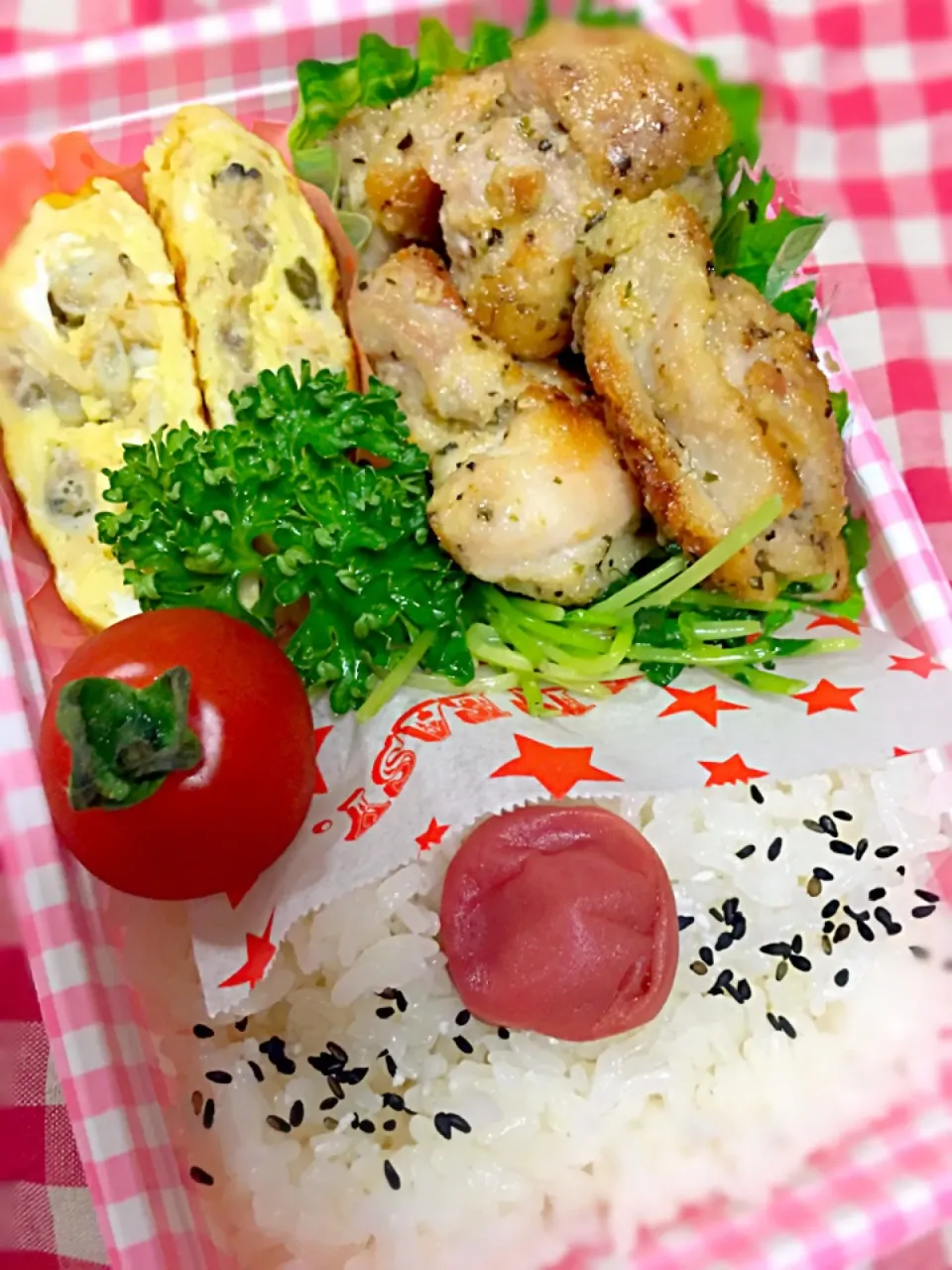 チキンの香草焼き弁当|かりんかさん