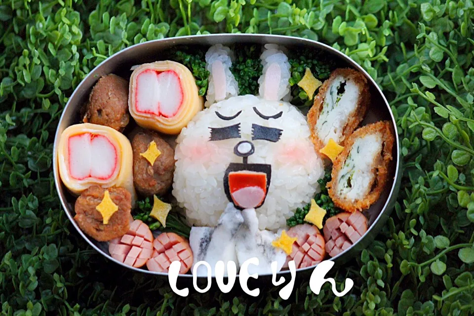 LINEキャラクターのコニーちゃんのお弁当|LOVEりんさん