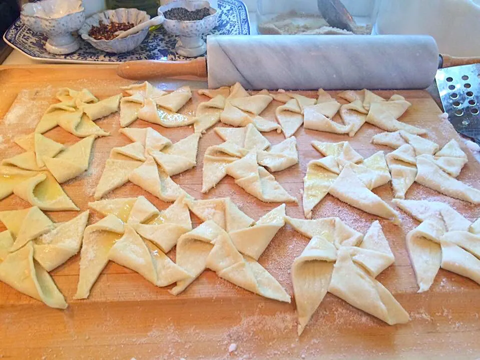 Making Star puff pastry italian cookies|🌺IAnneさん