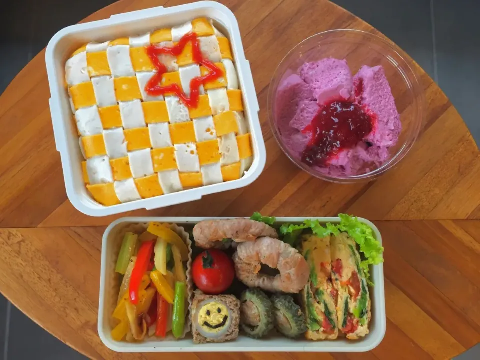 Snapdishの料理写真:今日の娘作お弁当|Yoshieさん