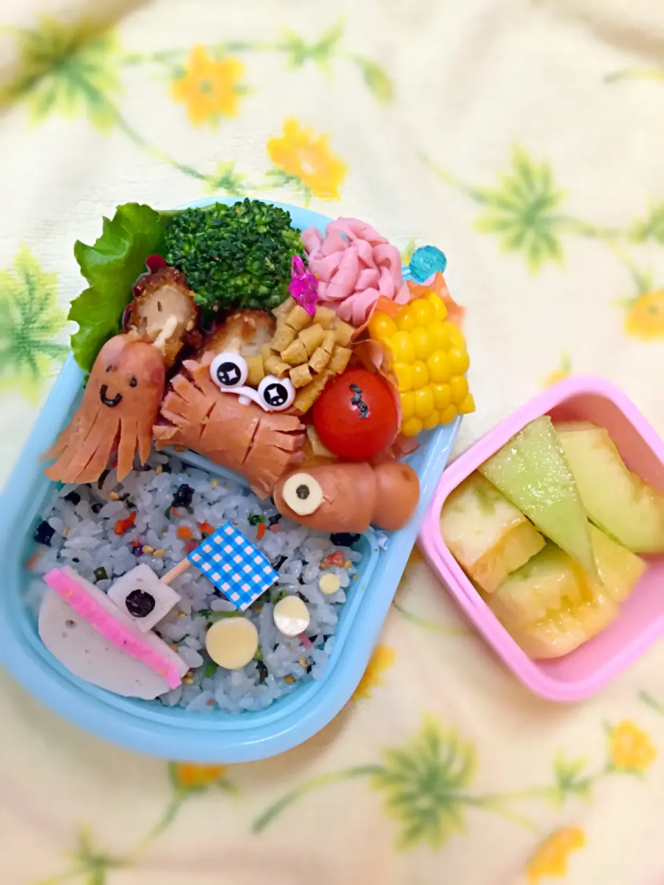 Snapdishの料理写真:幼稚園のお弁当|NRmamaさん