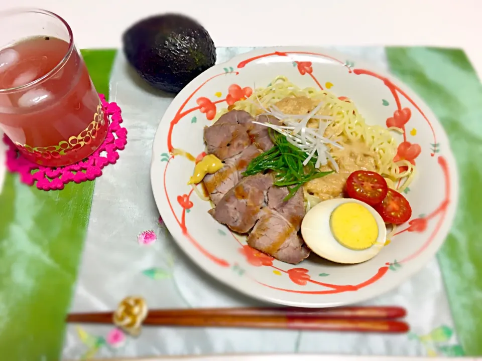 冷麺 
ピーナッツソースかけ
激ウマ❣️|Mariaさん