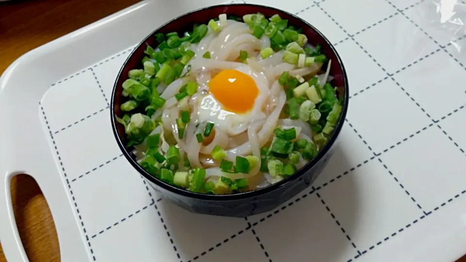 いか玉丼|あぁちゃんさん