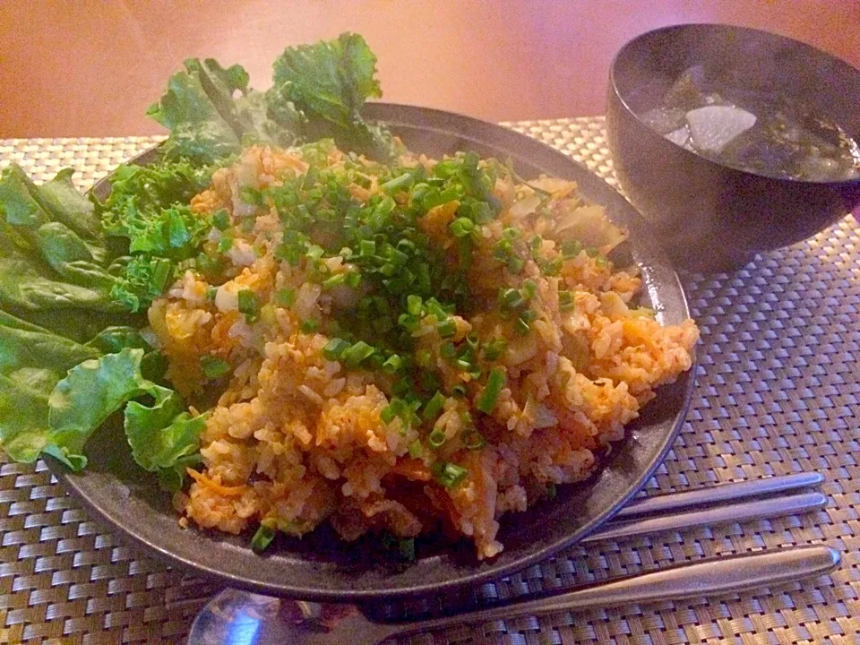 김치볶음밥🔥Kimchi Fried rice🇰🇷ｷﾑﾁﾎﾟｯｸﾑﾊﾟｸ|🌈Ami🍻さん