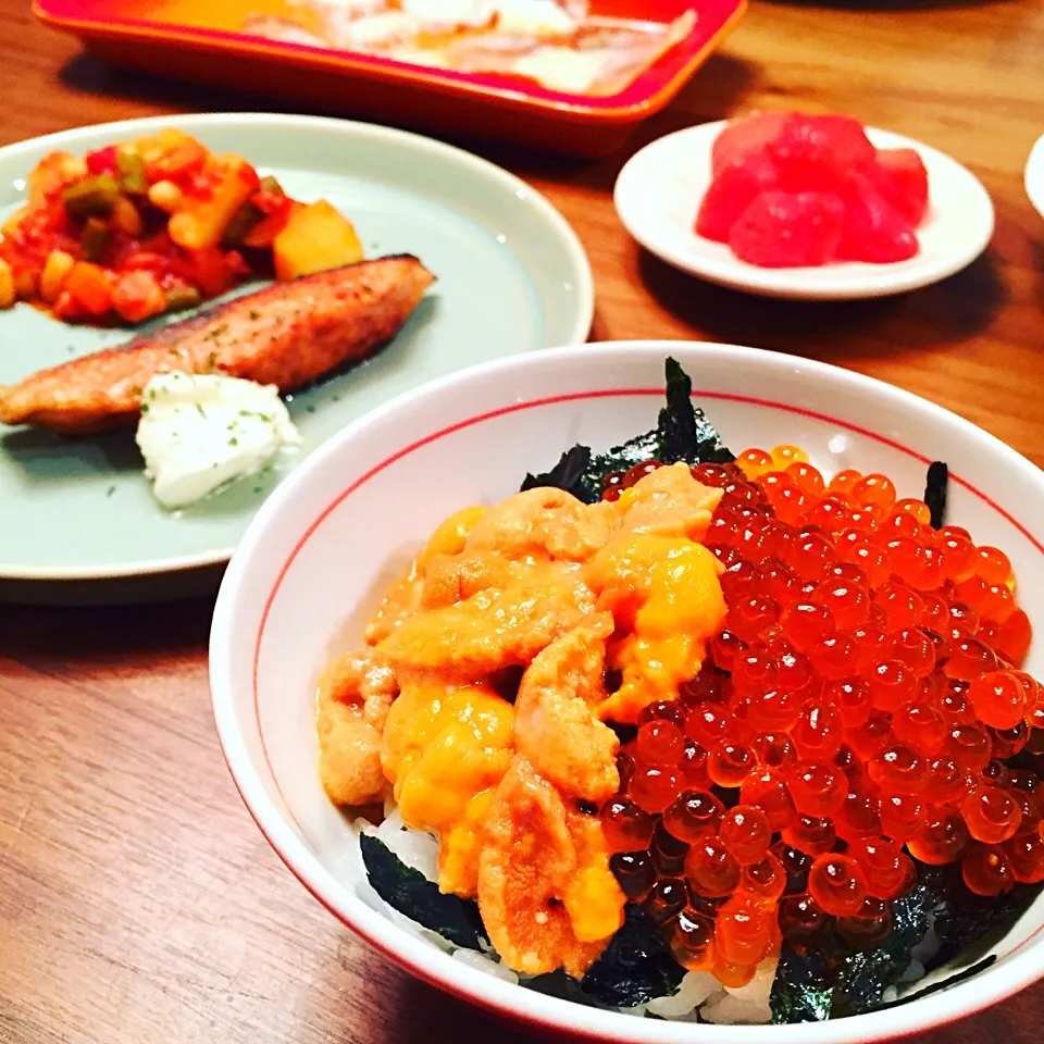 うにいくら丼|わるみさん