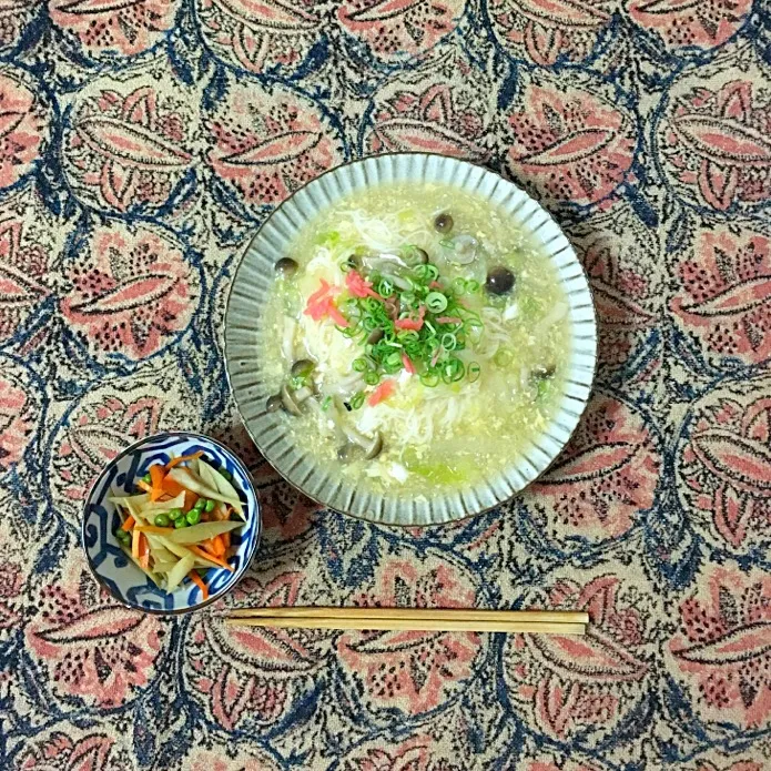 Snapdishの料理写真:きのこあんかけそうめん|anさん