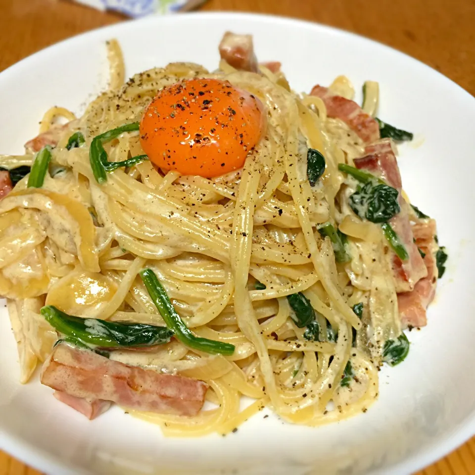 カルボナーラ🍝🍴|さとりちゃんさん