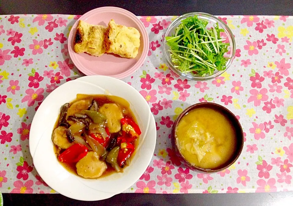 ベジ料理♡豆腐の酢豚のご飯|みよさん