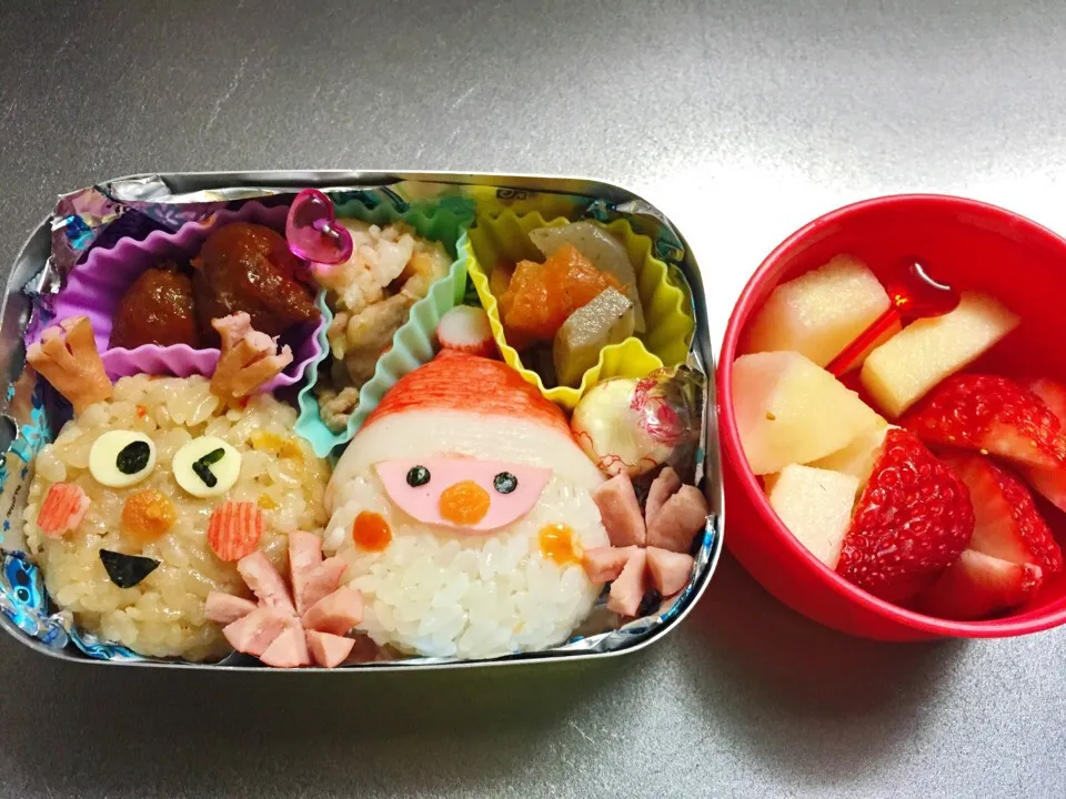 サンタ トナカイ クリスマス キャラ弁|びいさん