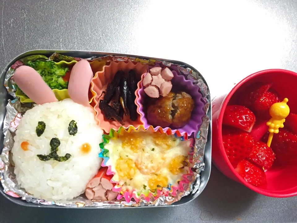 動物 うさぎ 弁当|びいさん